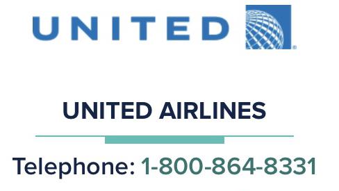 call 1-800-864-8331 UA United Airlines servicing ECP Northwest Florida International Airport